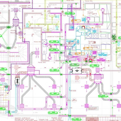 Plan d’une installation C.V.C.